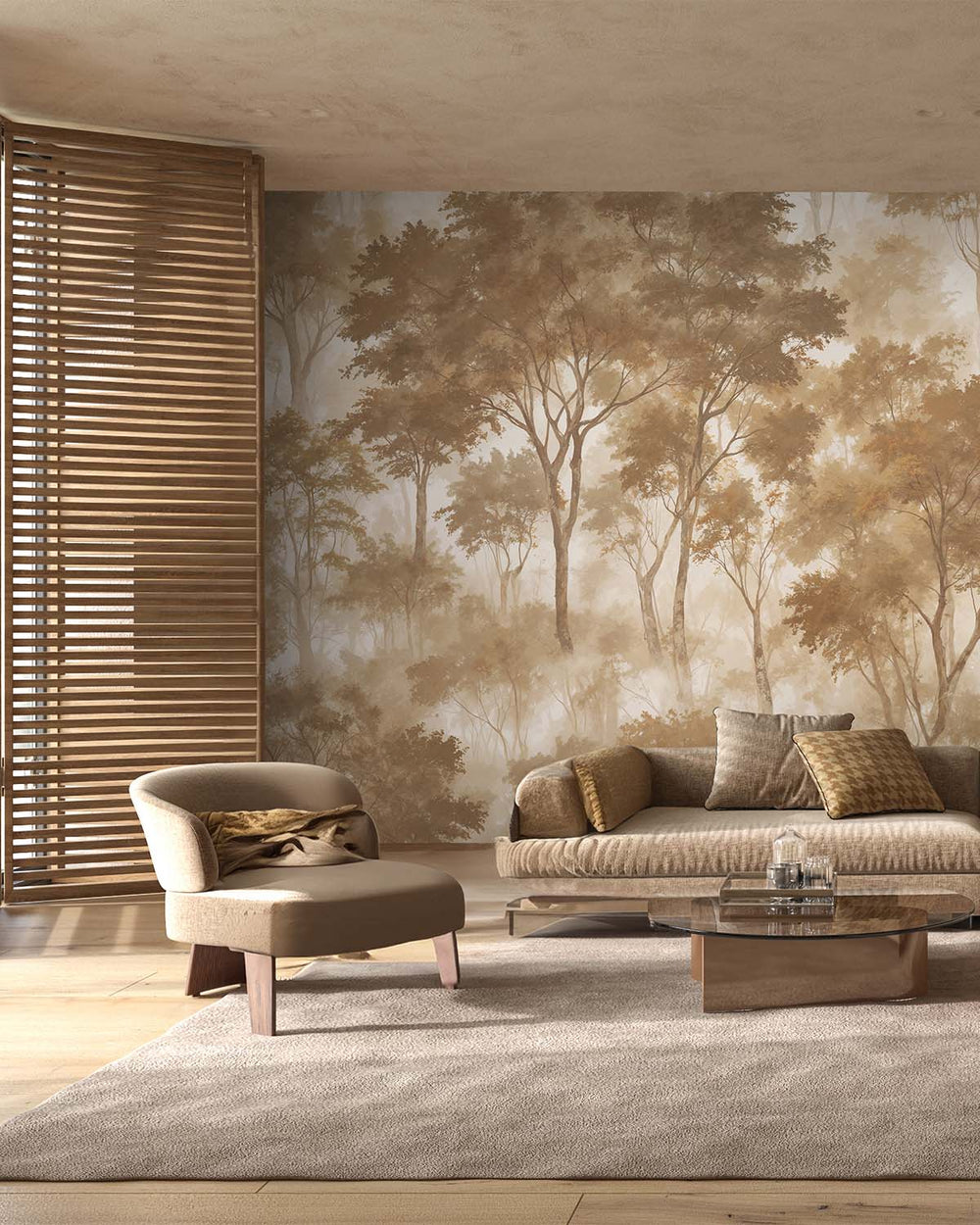 Chester Brown Serenity Forest Mural M3100