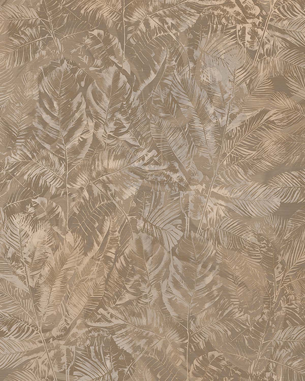 Baneblade Brown Luxe Earthy Palm Abstract Mural M3104