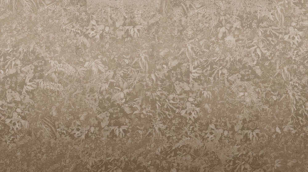 Gazelle Brown Timeless Floral Landscape Mural M3121
