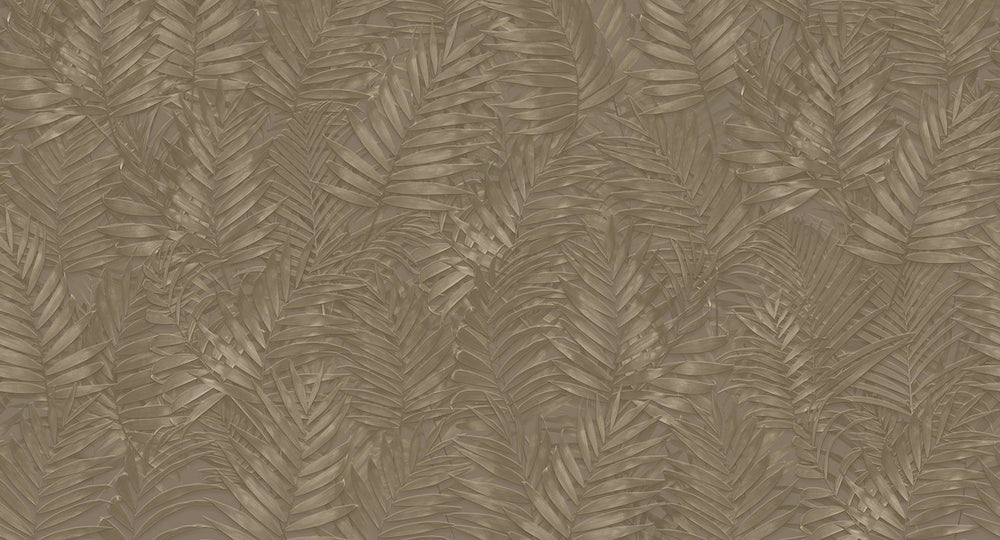 Limbert Leather Tropical Leaf Botanical Mural M3128
