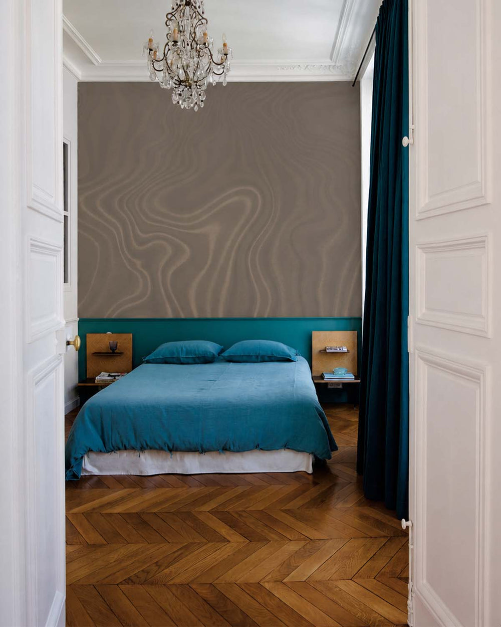 Metropolis Luxe Marbling Swirl Mural M3140
