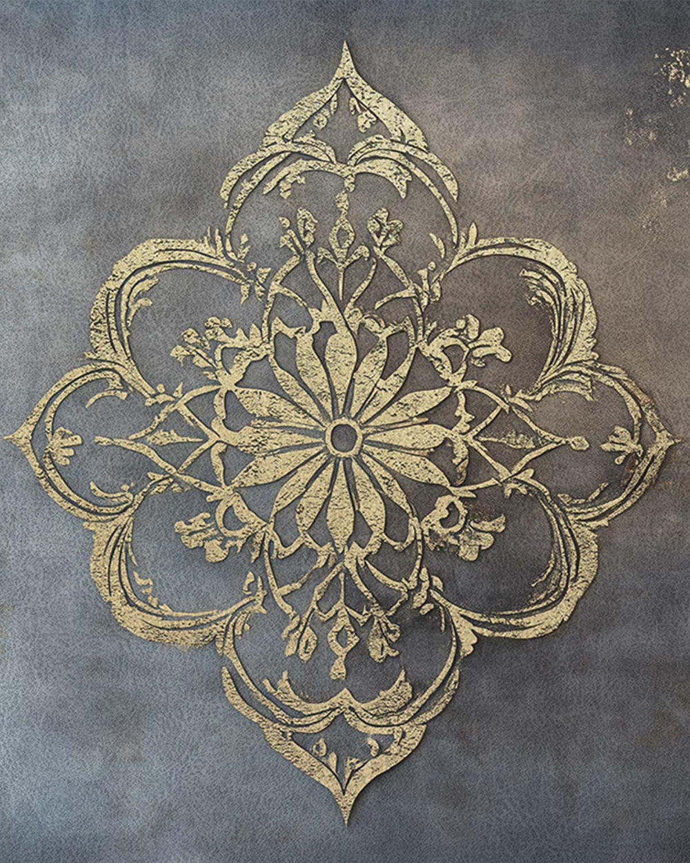 Soft Pumice Luxe Moroccan Mandala Mural M3150