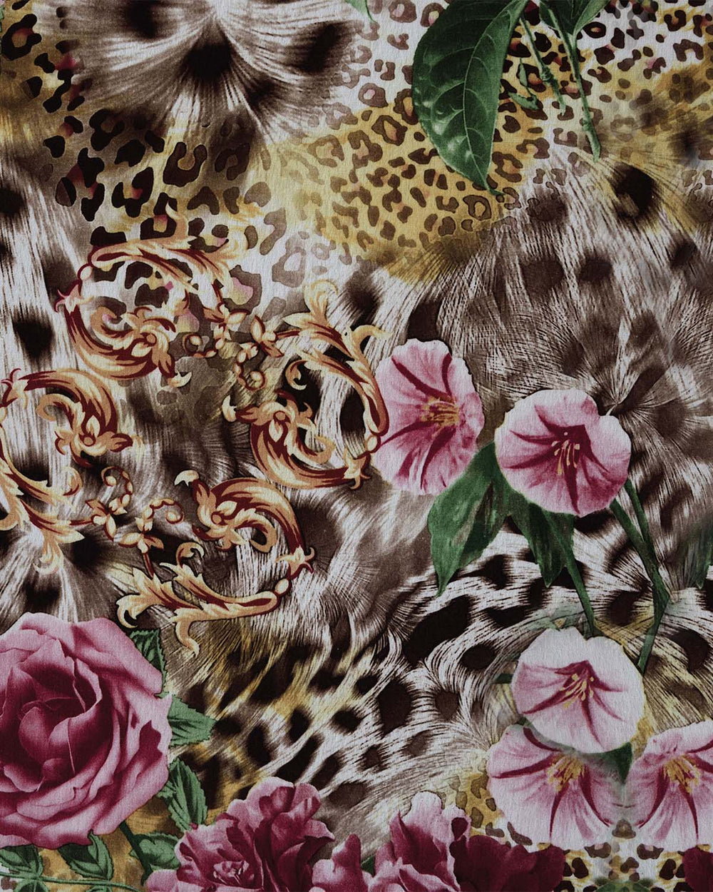 Fancy Leopard Print Wallpaper M9887