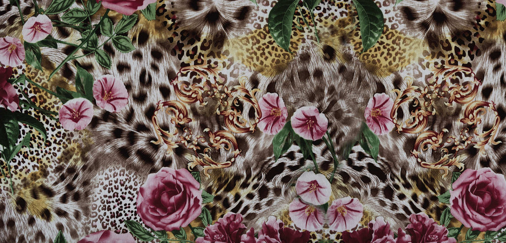 Fancy Leopard Print Wallpaper M9887