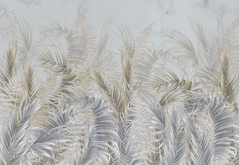 Swaying Palm Leaves Wall Mural M2658