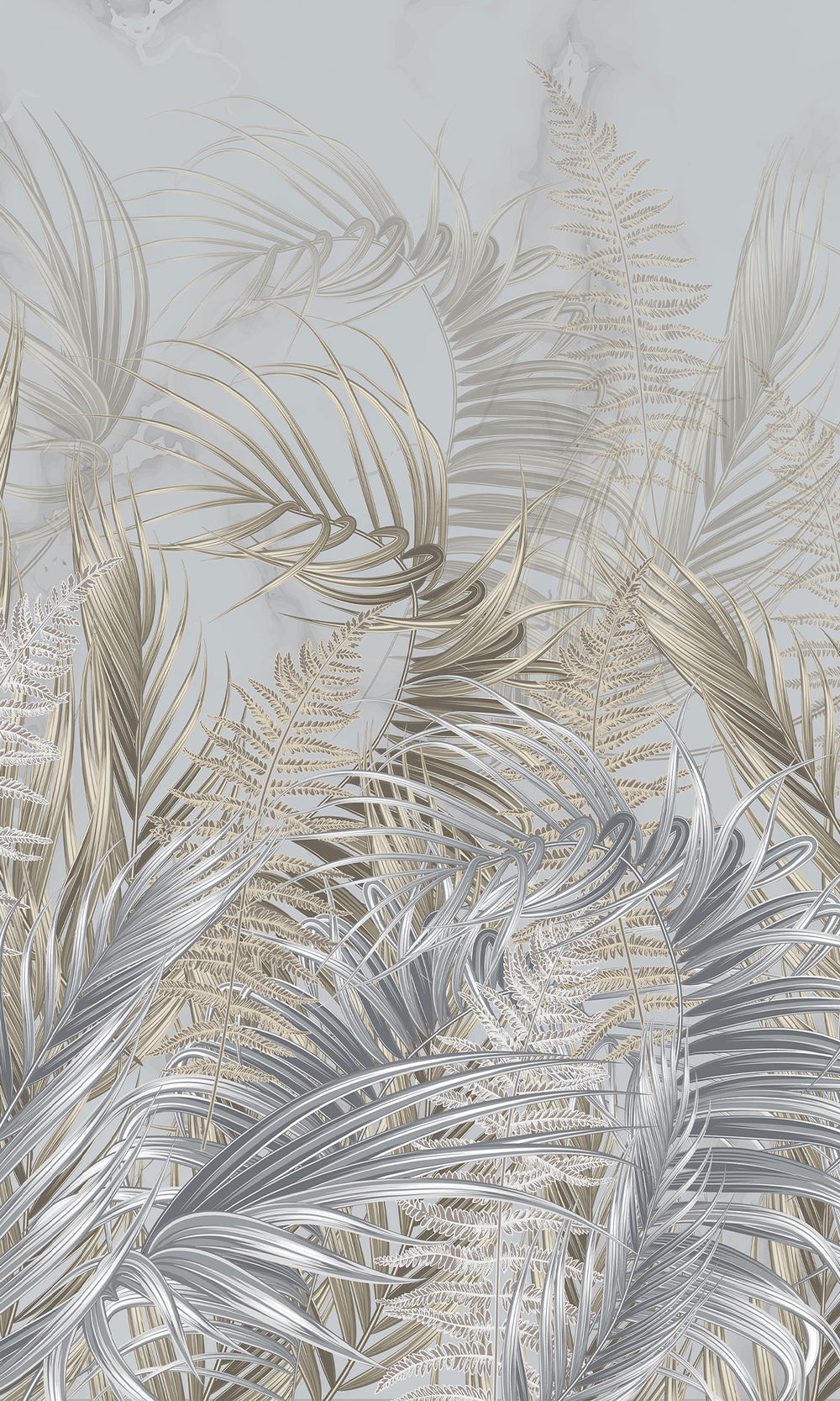 Swaying Palm Leaves Wall Mural M2658