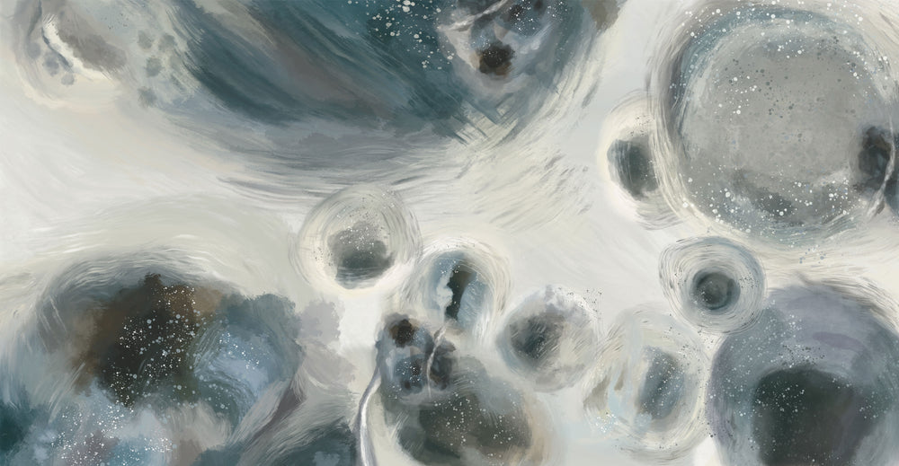 Abstract Bubbles Wall Mural M2640