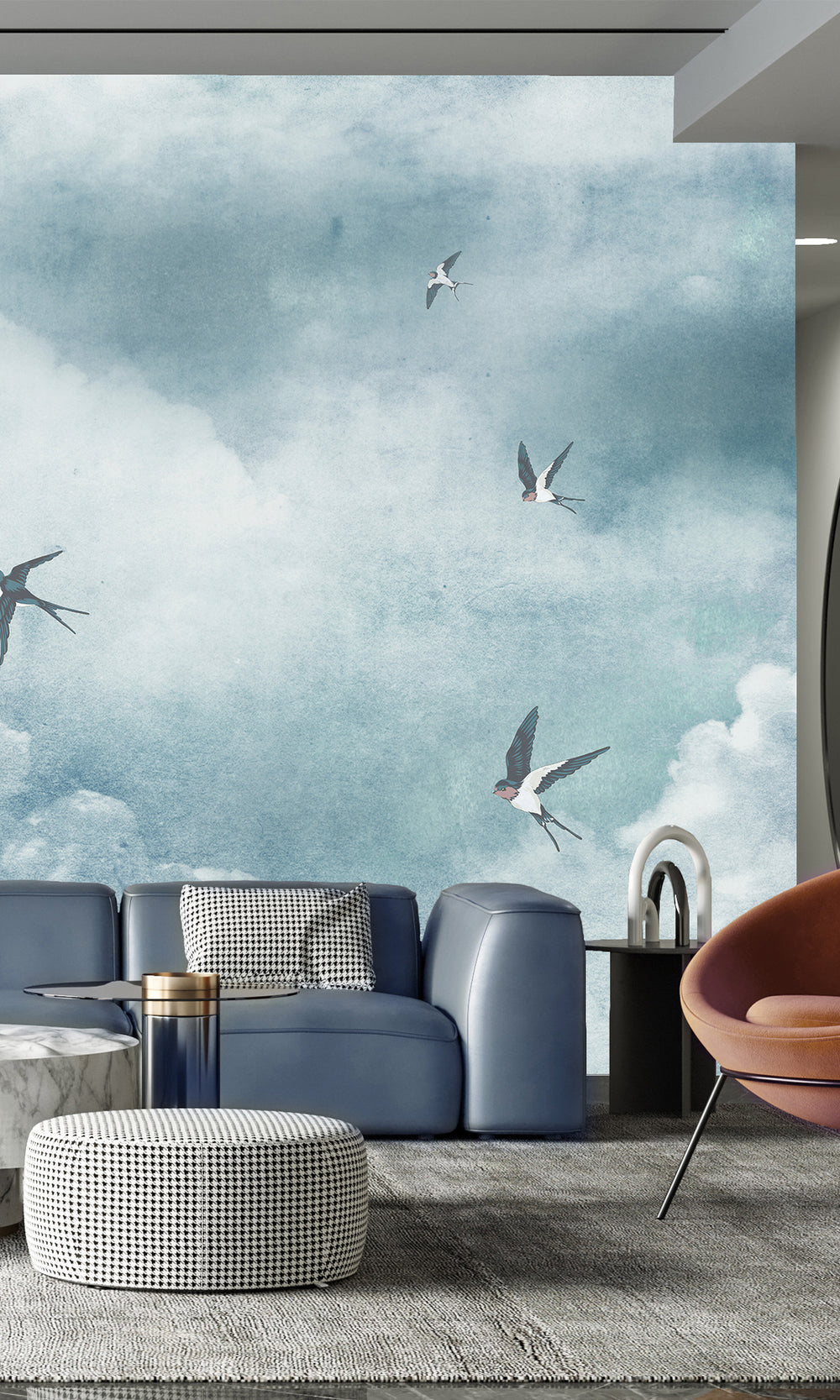 Migratory Swallows Murals M2641