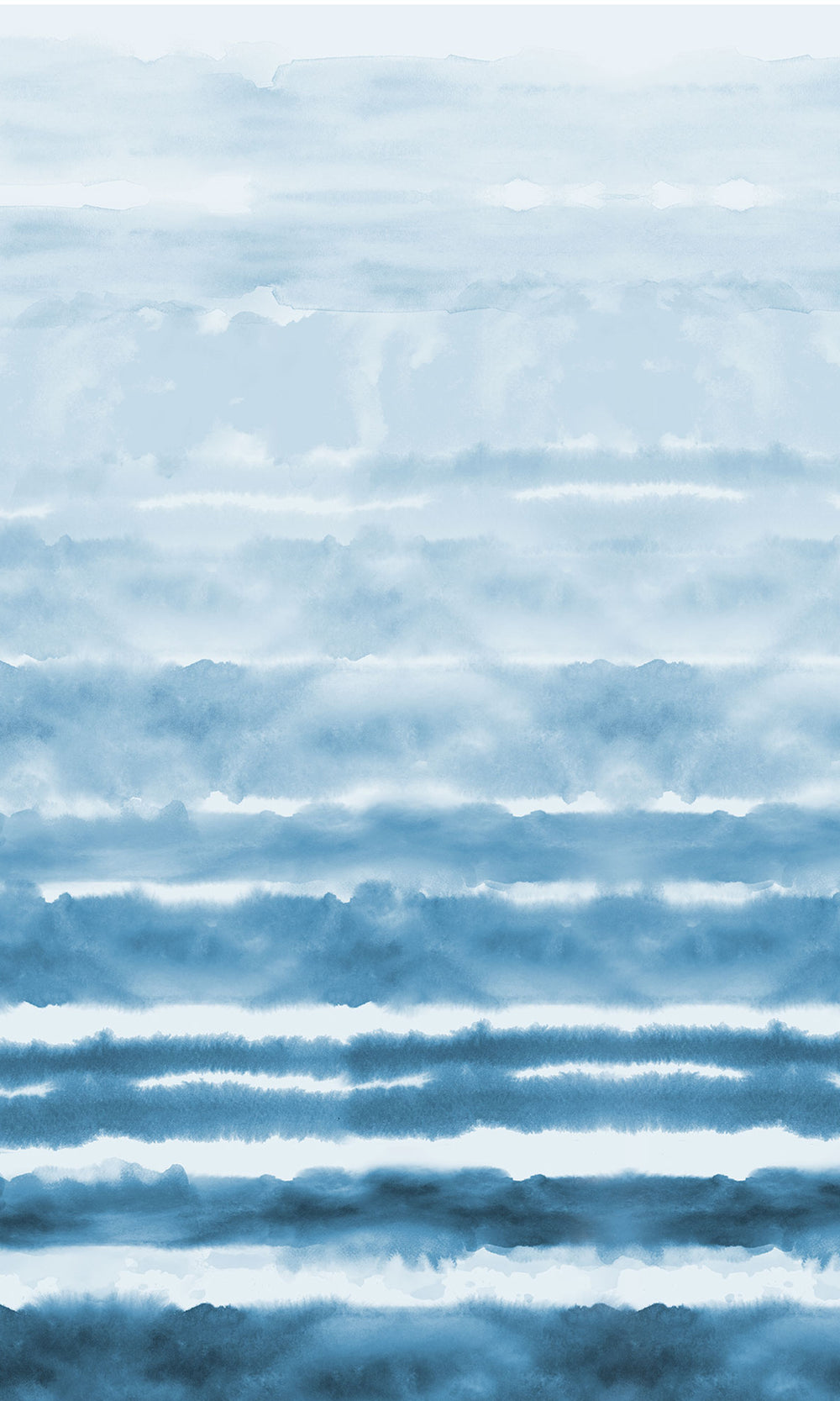 Rolling Abstract Waves Murals M2659