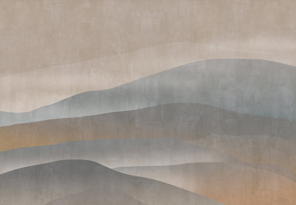 Abstract Mountain Range Wall Mural M2652