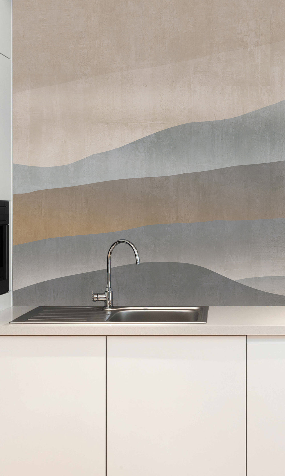 Abstract Mountain Range Wall Mural M2652