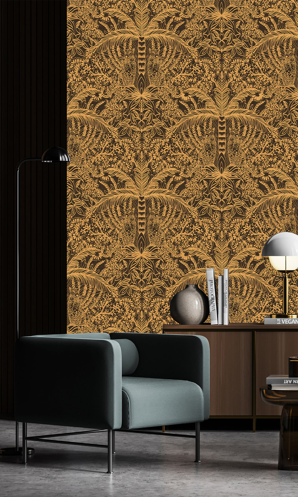Botanical Blocks Wall Mural M2634