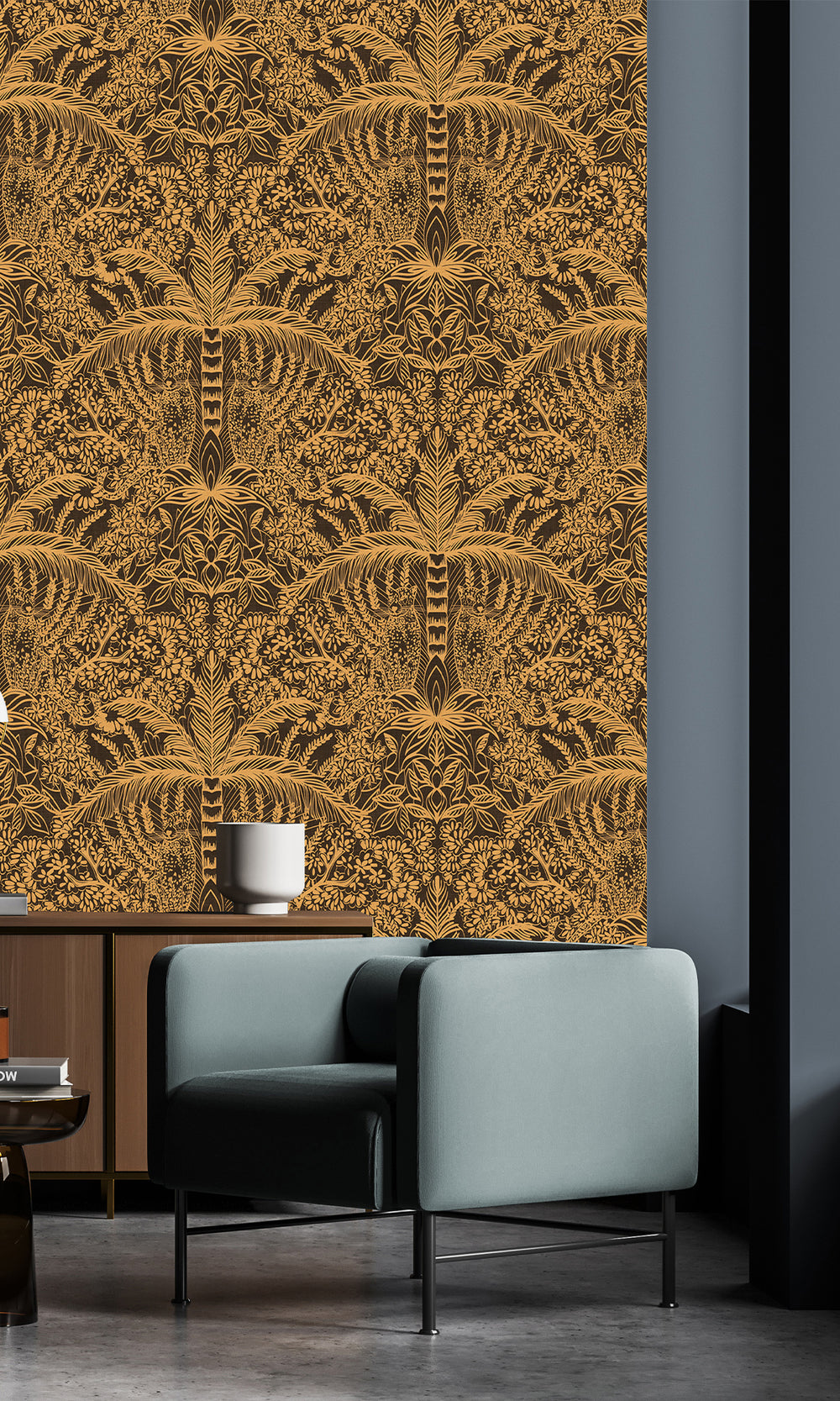 Botanical Blocks Wall Mural M2634