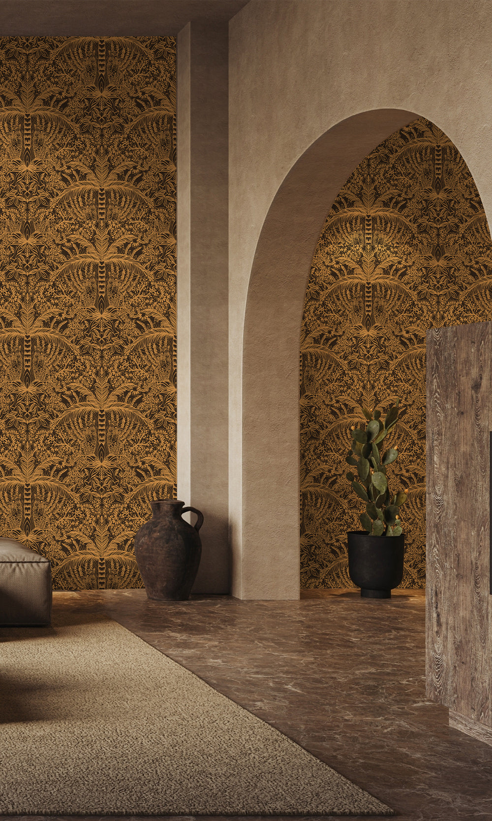 Botanical Blocks Wall Mural M2634