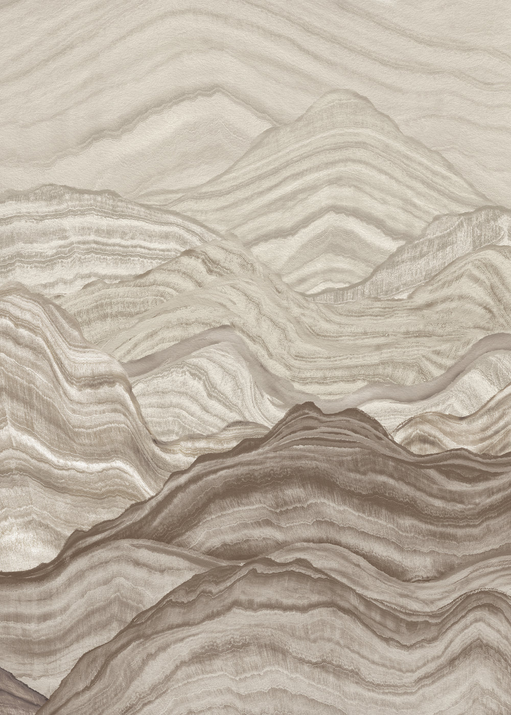 Abstract Mountains Murals M2643 - Sample
