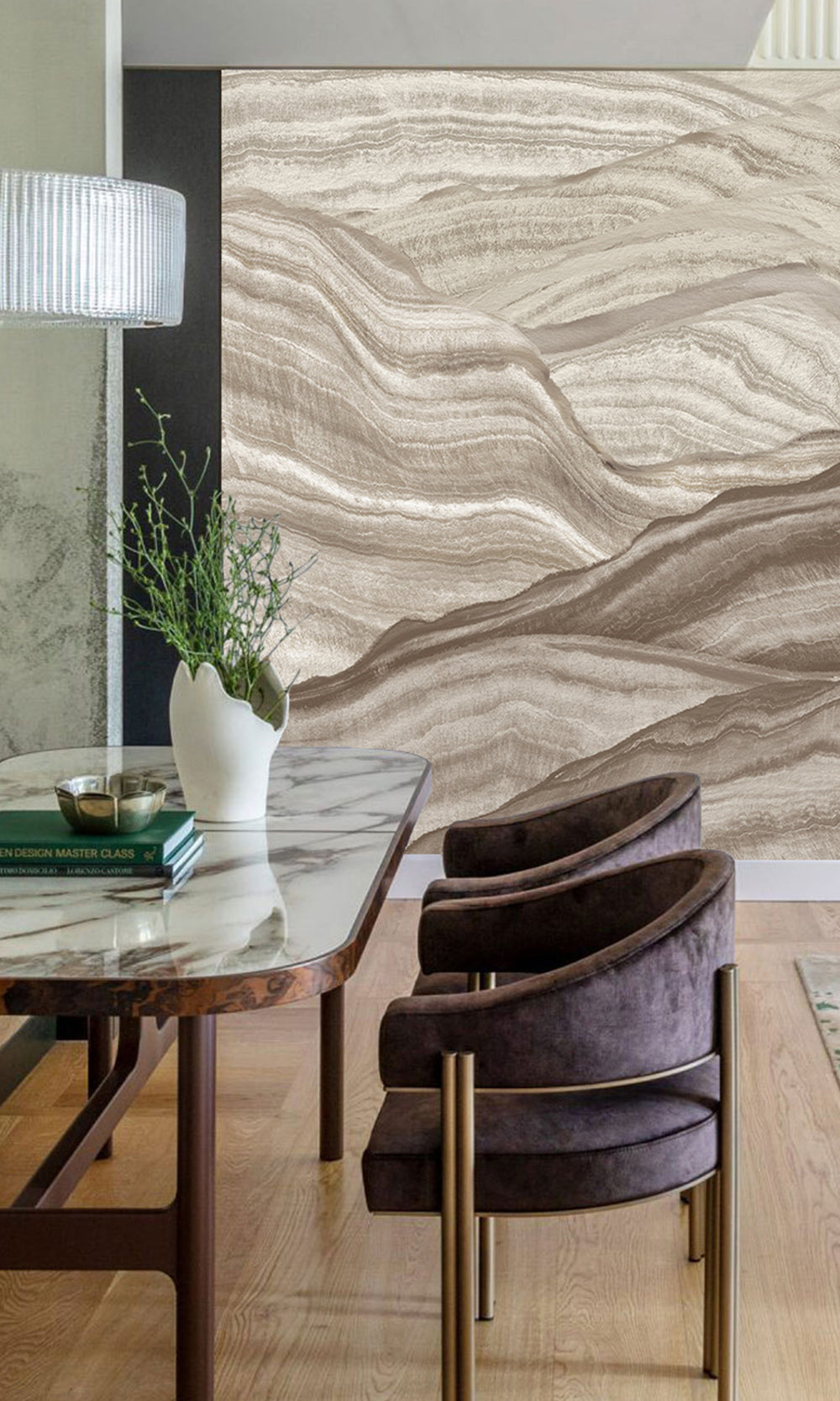 Abstract Mountains Murals M2643 - Sample