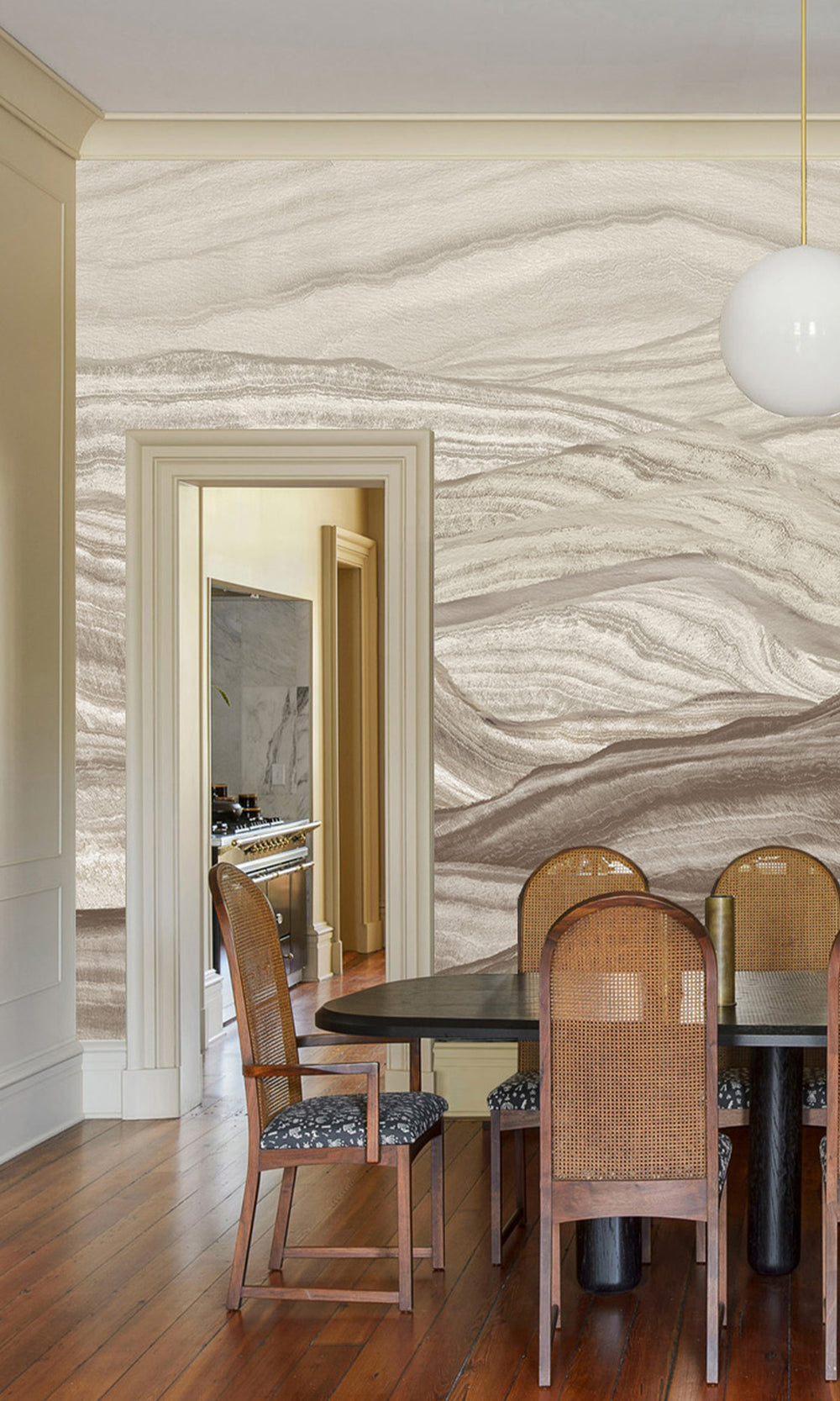 Abstract Mountains Murals M2643 - Sample