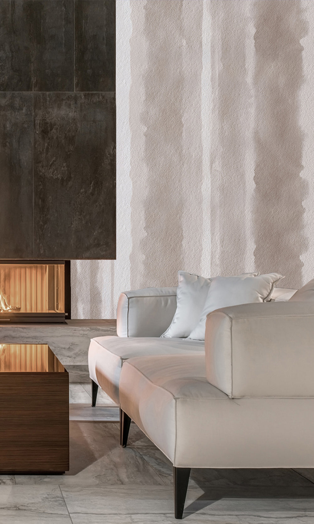 Abstract Painted Stripes Wall Mural M2653