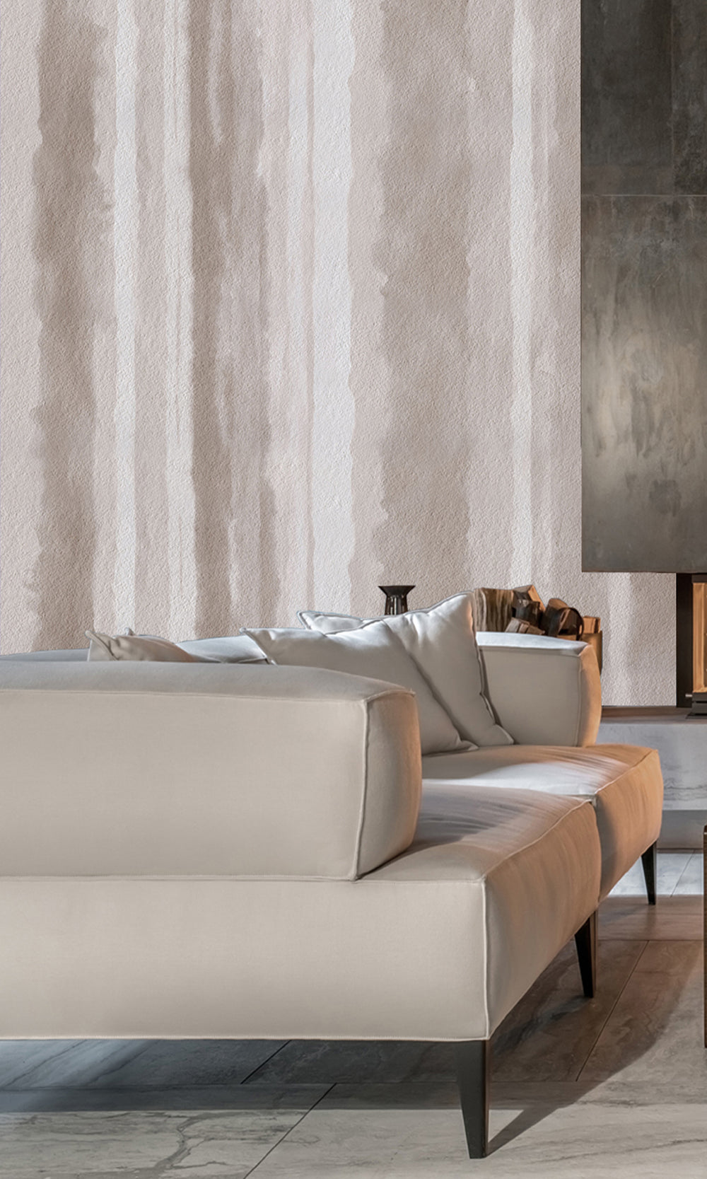Abstract Painted Stripes Wall Mural M2653