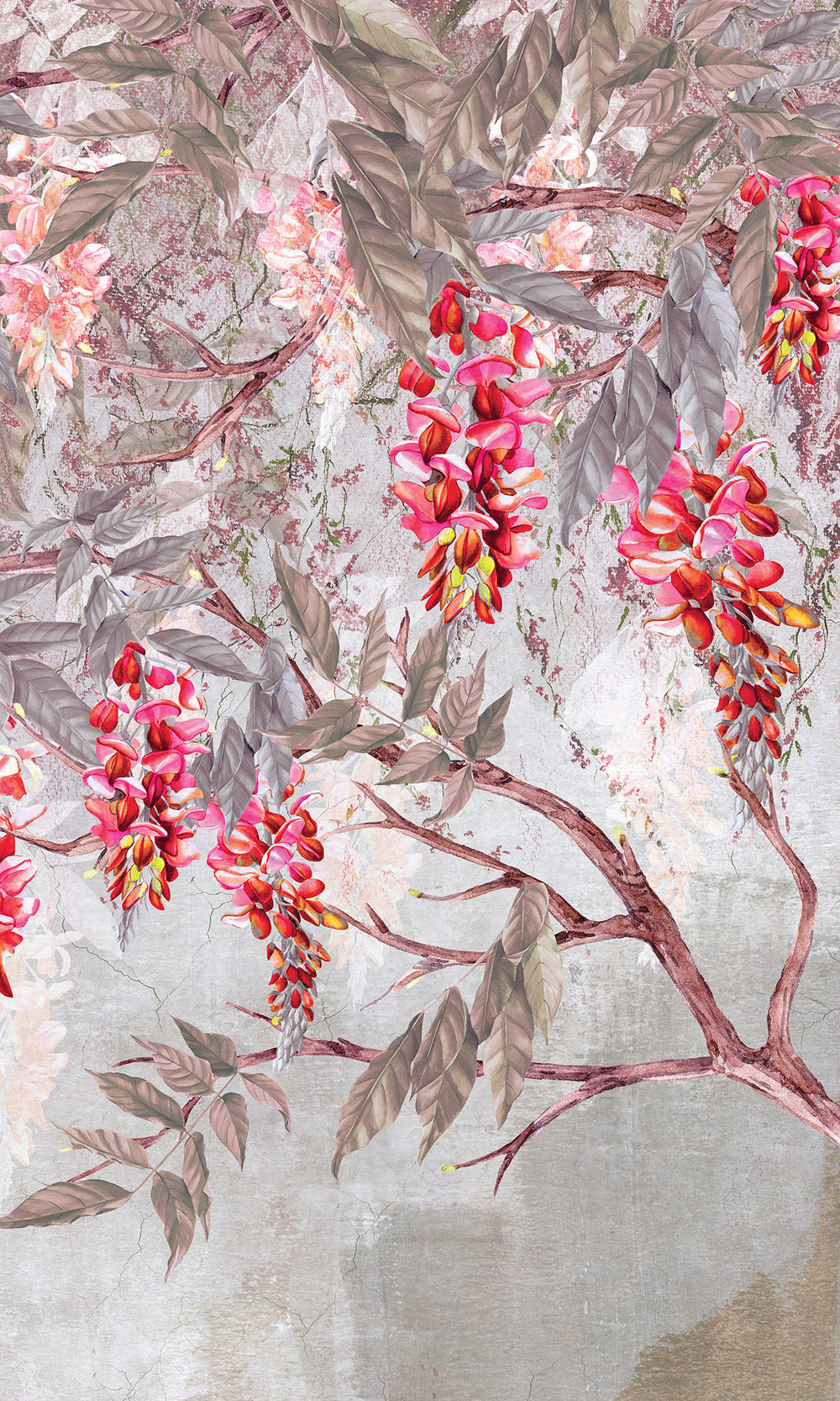 Pink Acacias in Bloom Murals M2663