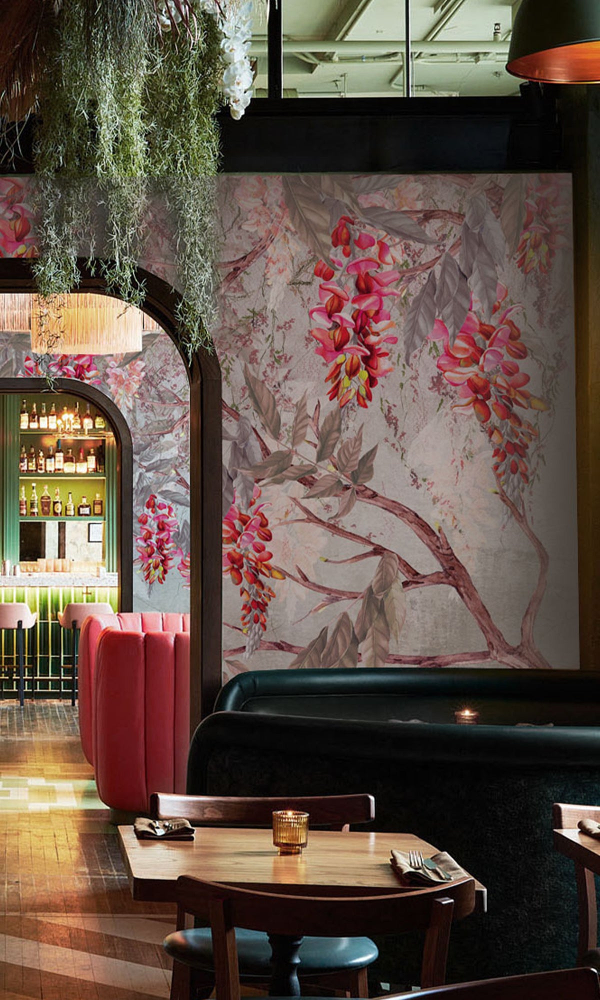 Pink Acacias in Bloom Murals M2663