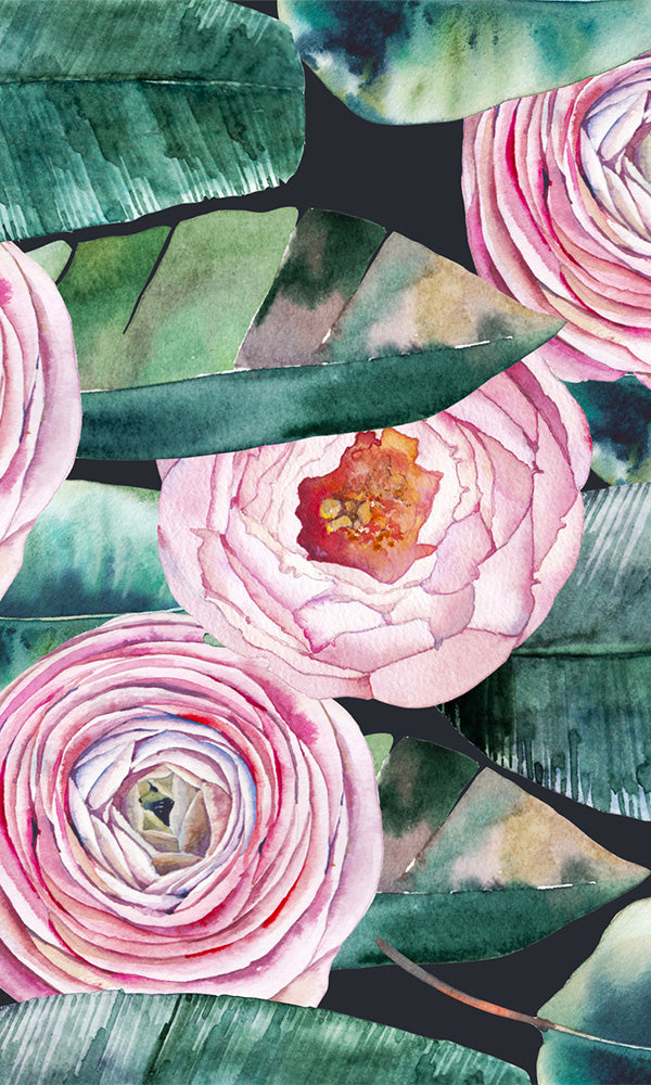 Pink Nyctinasty Mural M9900-Sample