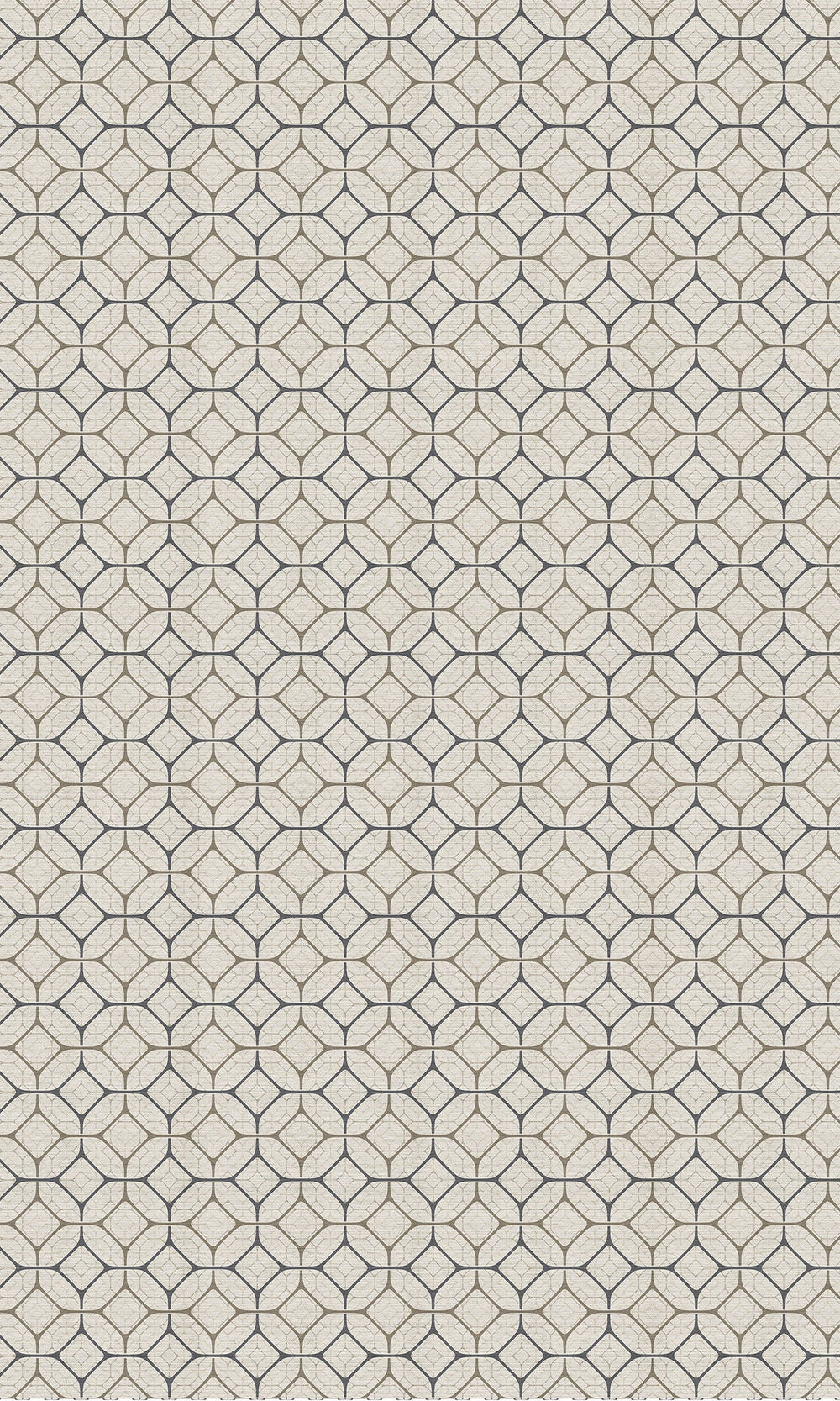 Taupe Tiled Geometric Ogee Murals M2662 - Sample