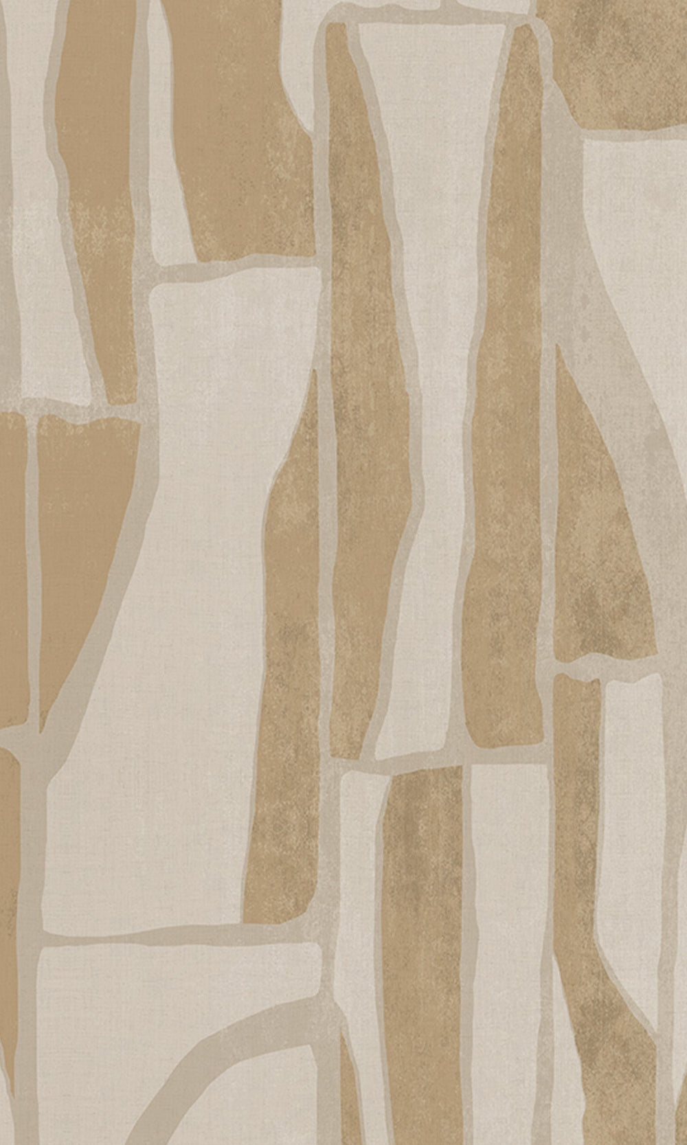 Taupe Abstract Geometric Collage Murals M2661 - Sample
