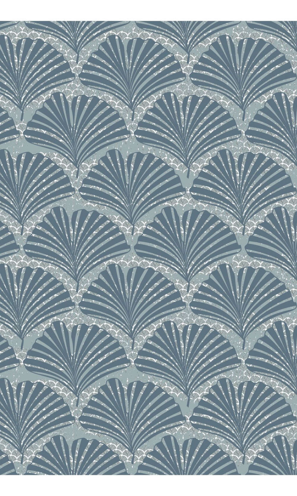 Walls Republic Blue flowers wallpaper mural M2875