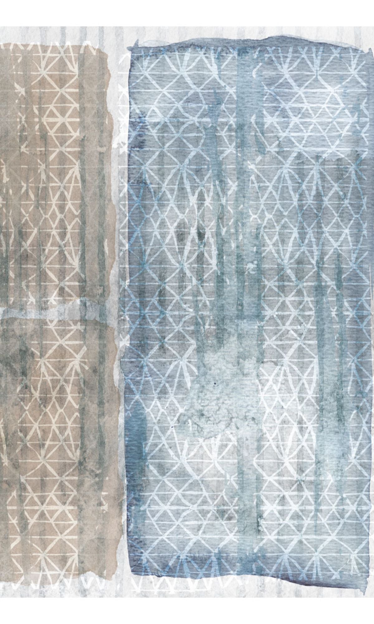 Walls Republic Modern batik wallpaper mural M2879