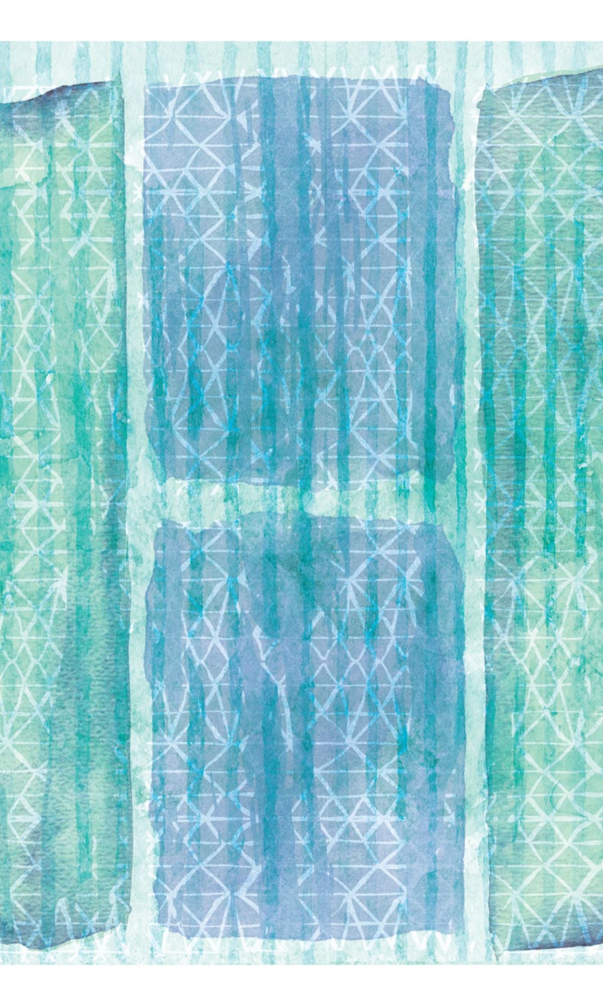 Walls Republic Shibori stripes wall mural M2878