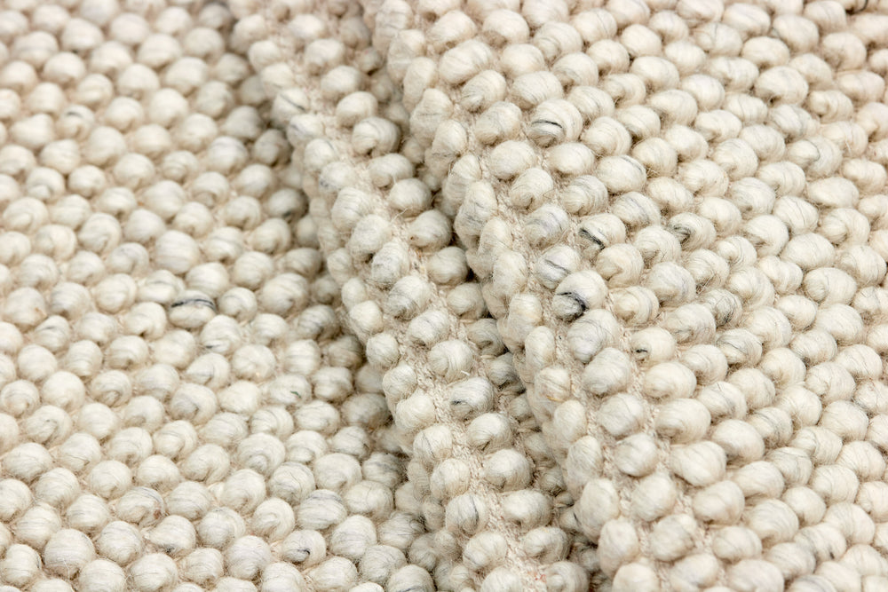 Grey Contemporary Bubbles Handwoven Rectangular Luxury Rugs