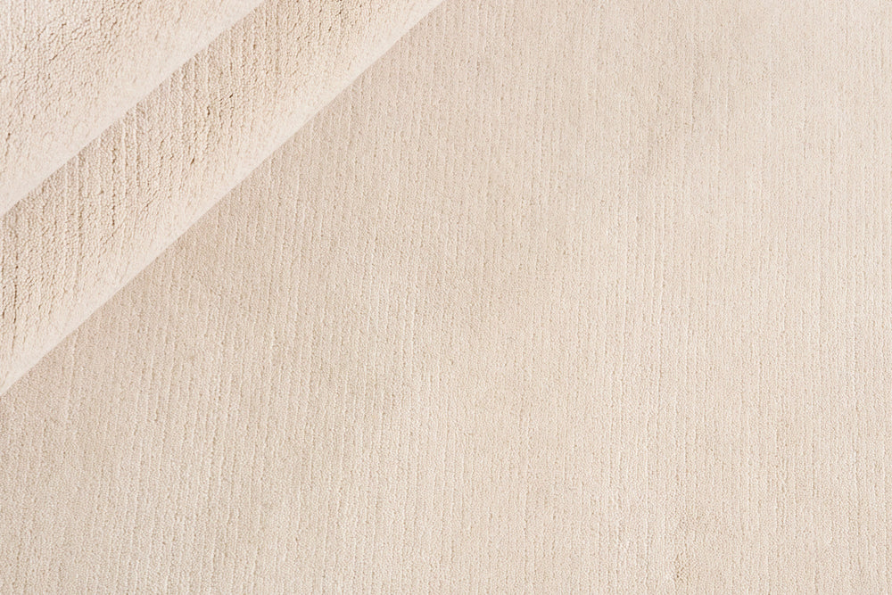 Ecru Abstract Aurora Hand Knotted Rectangular Luxury Rugs