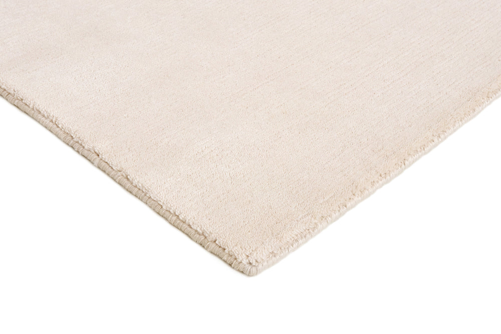 Ecru Abstract Aurora Hand Knotted Rectangular Luxury Rugs