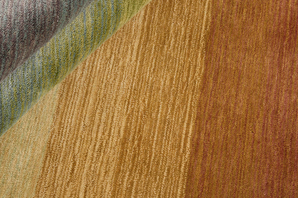 Multi Abstract Leaf Handloom Rectangular Luxury Rugs