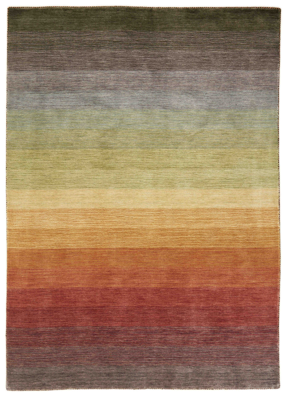 Multi Abstract Leaf Handloom Rectangular Luxury Rugs