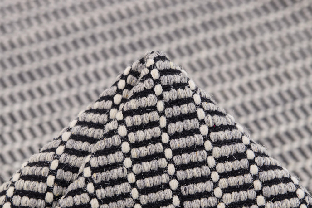 Bricks Collection Handcrafted Flatwoven Wool Rugs in Sleek Modern Designs | Walls Republic