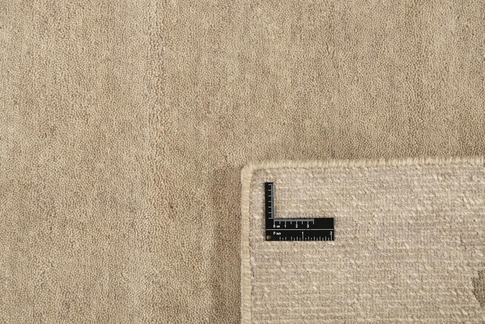 Beige Abstract Concrete Effect Hand Knotted Rectangular Luxury Rugs