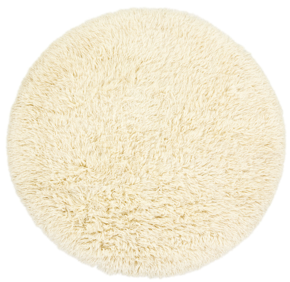 Walls Republic: Snow White Collection - Luxurious Rugs Woven with English Lincoln Wool150 cm x 150 cm