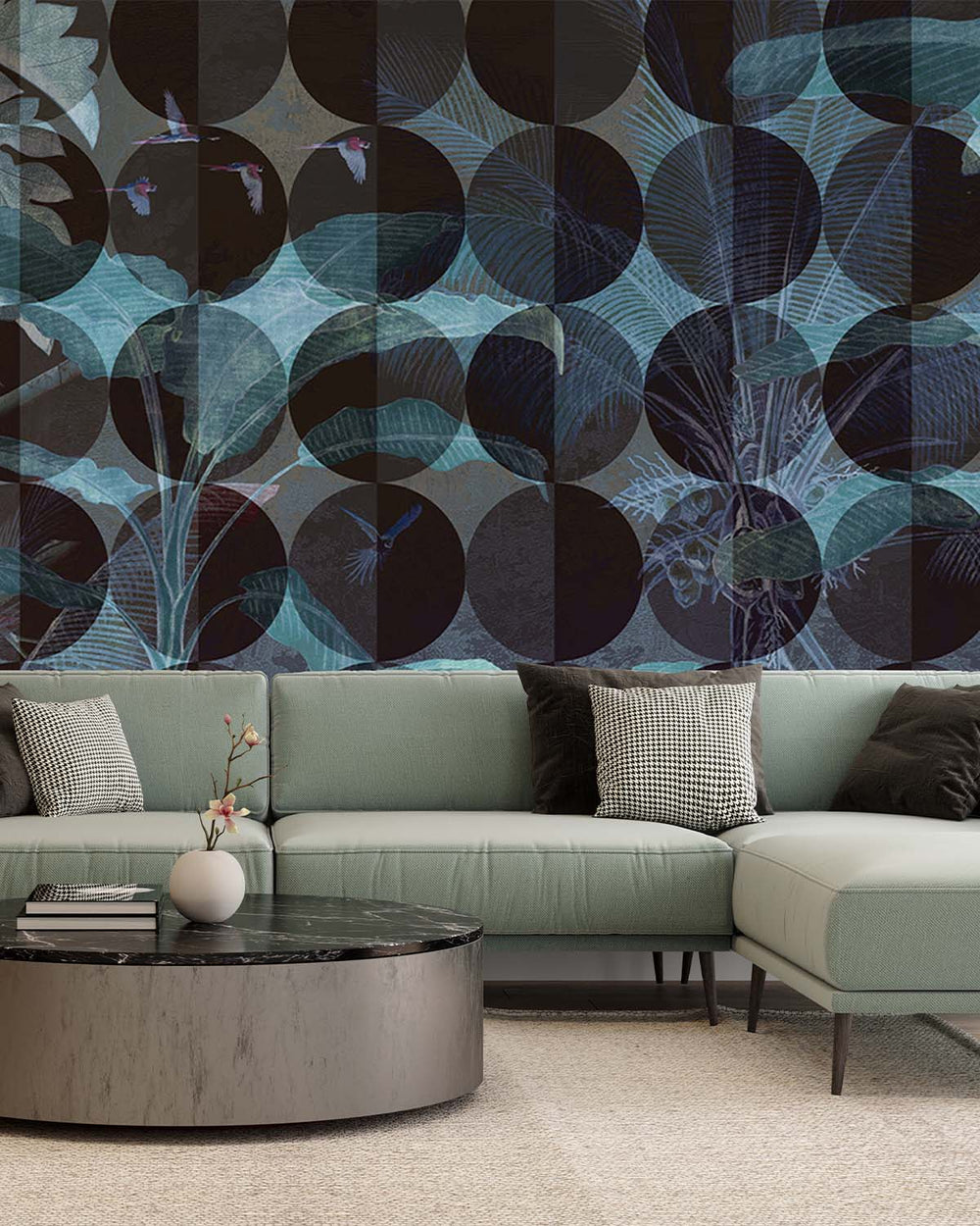 Blue Circular Nature M9463