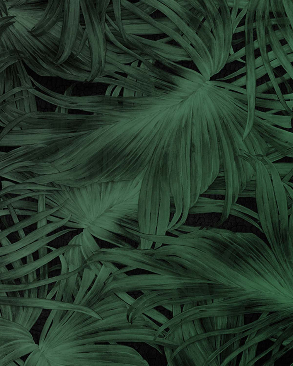 Green Flowing Botanicals Wall Mural M9531