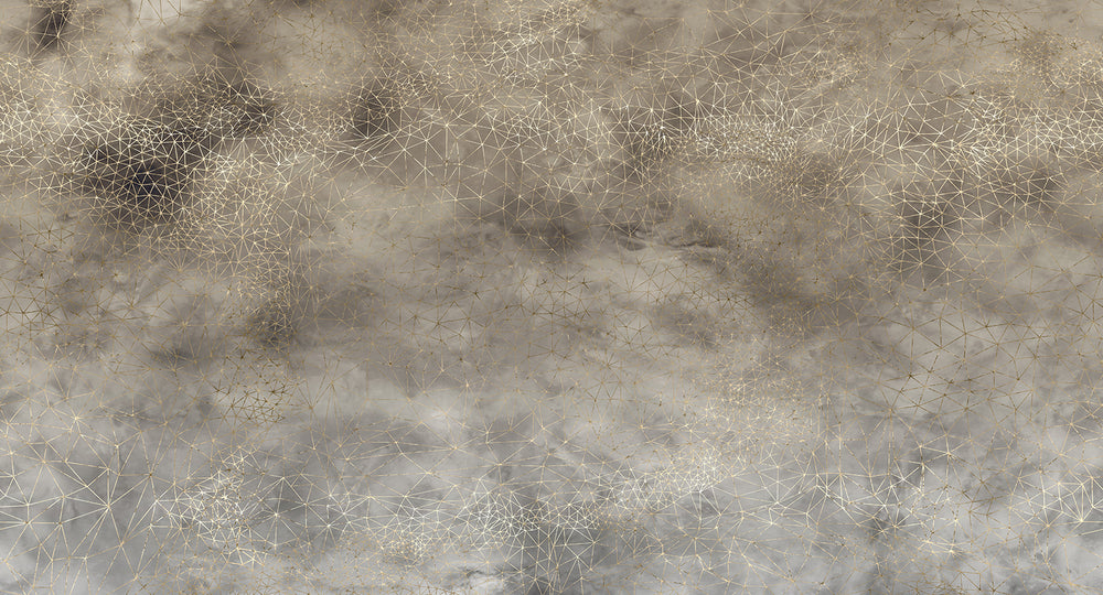 Cloudy Beige Star Mesh M9866