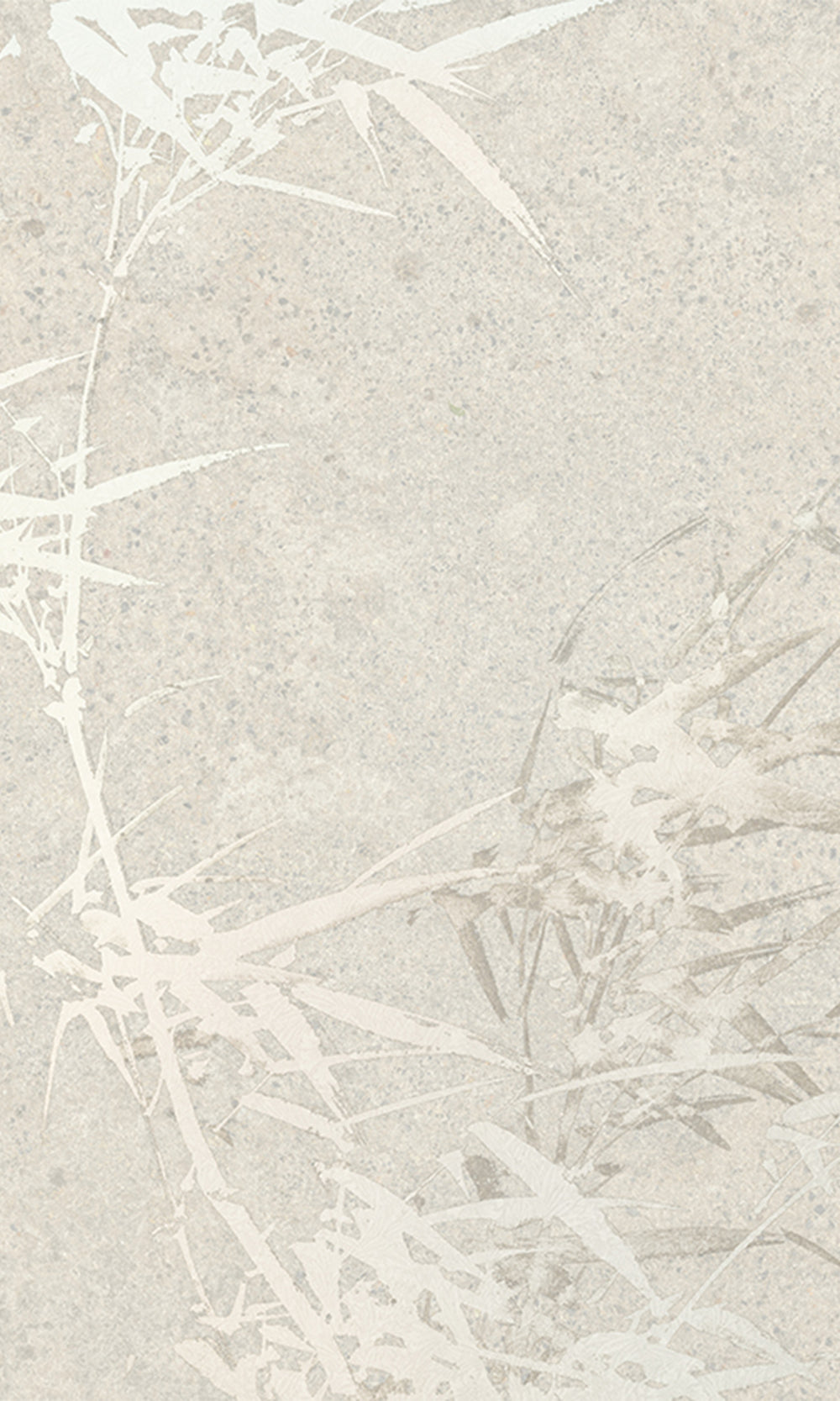 Ecru Abstract Bamboo Tree Mural Wallpaper M2540