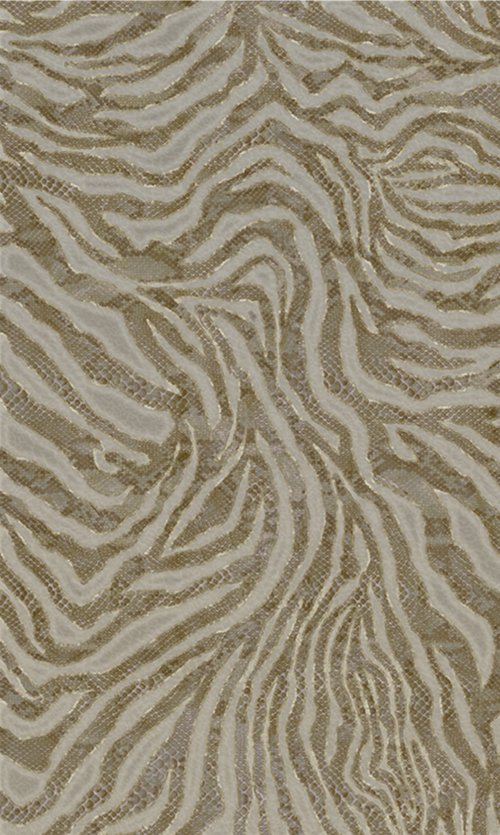 Khaki Winding Faux Snakeskin Mural Wallpaper M2581
