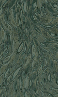Navy Green Cascading Faux Snakeskin Mural Wallpaper M2607 - Sample