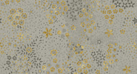 Light Grey Embossed Floral Mural Wallpaper M2627