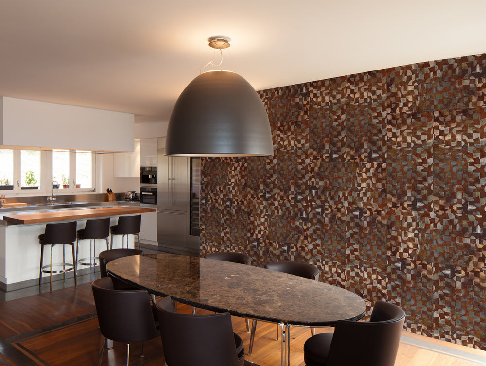 Metal Abstract Grunge Mural Wallpaper M1340