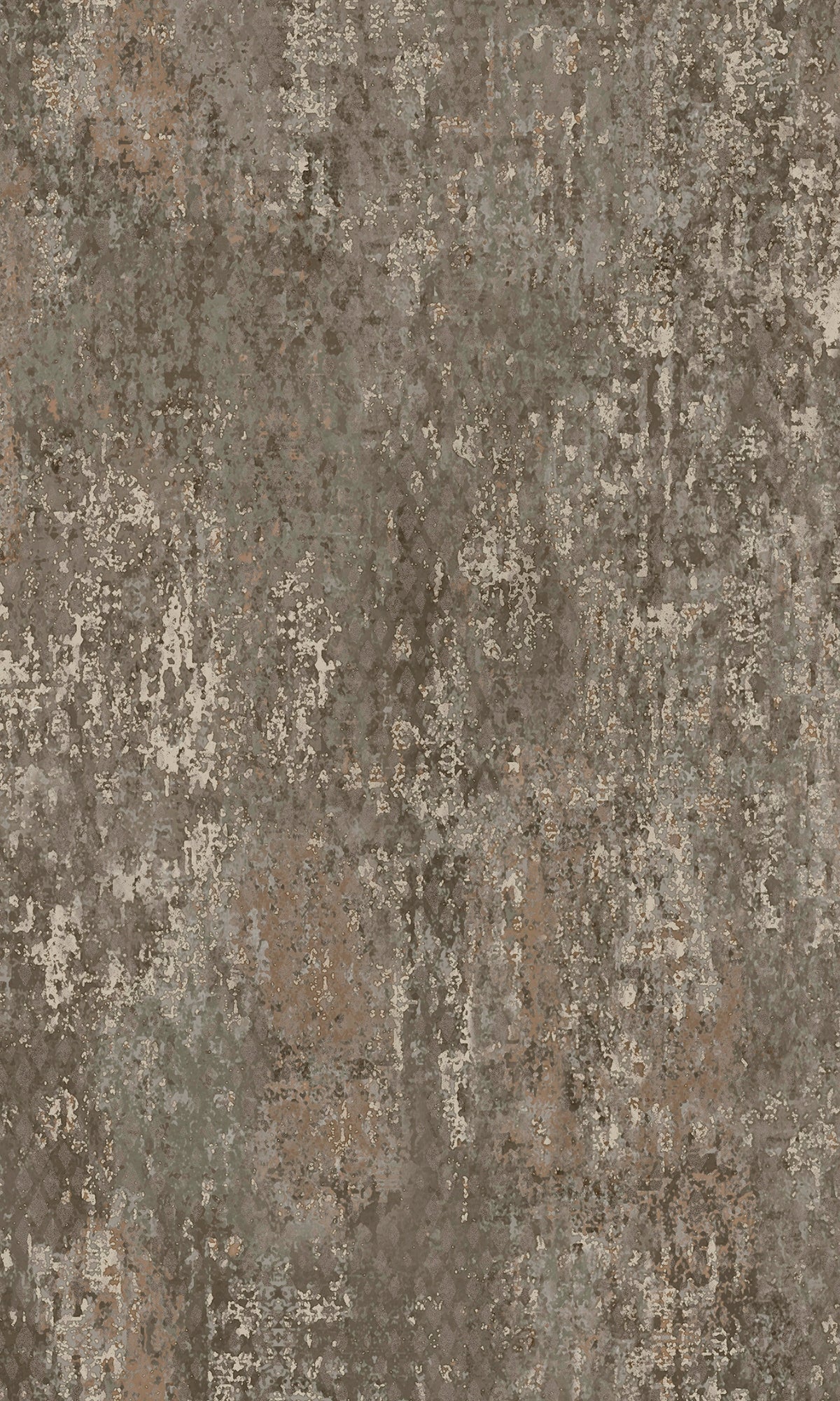 Mocha Scratched Concrete Textured Wallpaper R8935