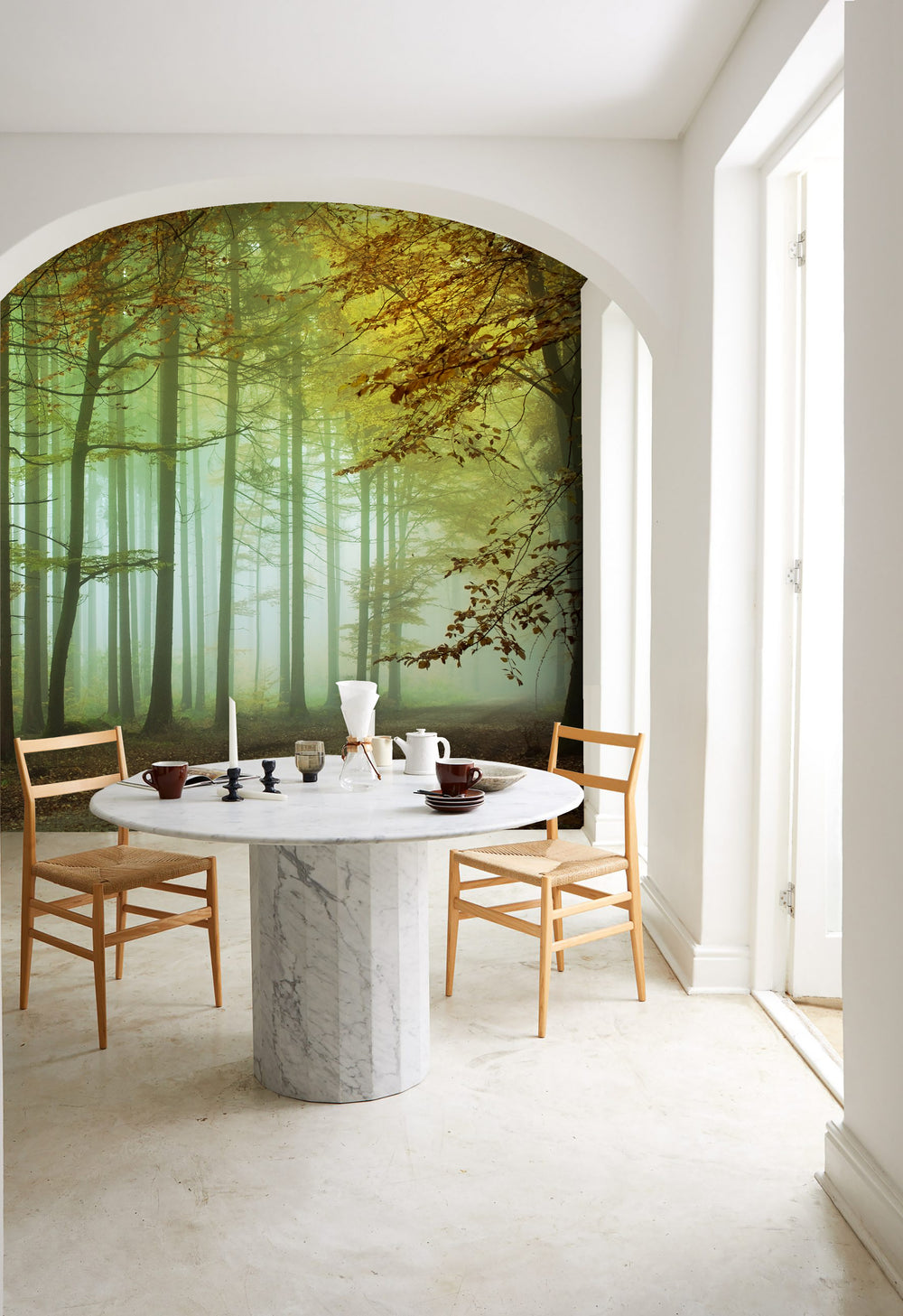 MultiColor Autumn Mural Wallpaper M1138