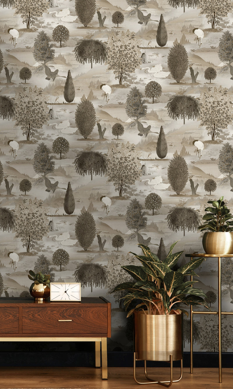 Neutral Blissful Lake Nature Wallpaper R8276